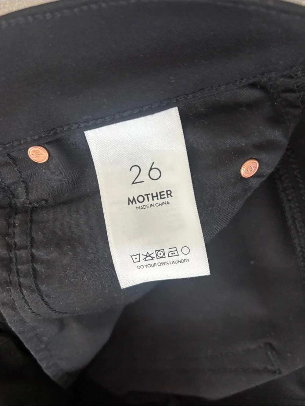 MOTHER High waisted runaway Color: smooth operator